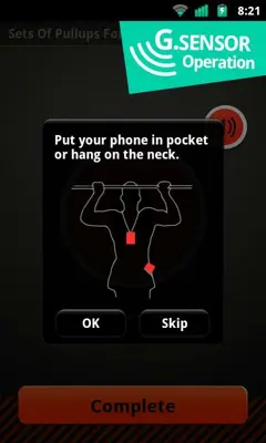 Pull Ups android App screenshot 4